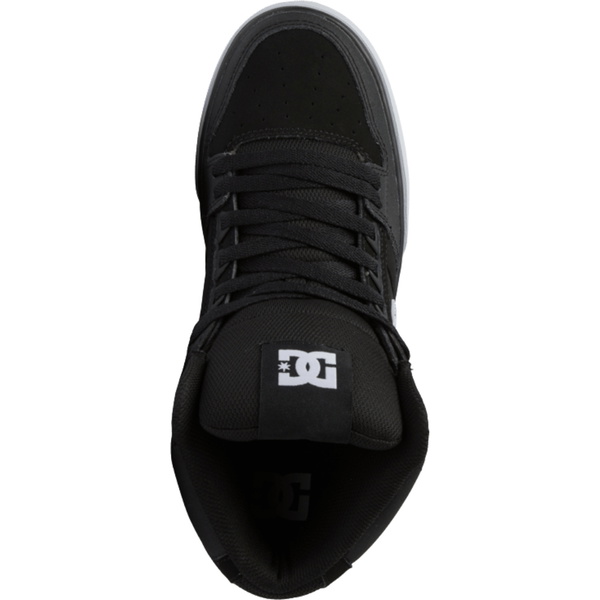 2026 DC Shoes Mens Pure Hi Top WC Trainers ADYS400043 - Black / Black / White